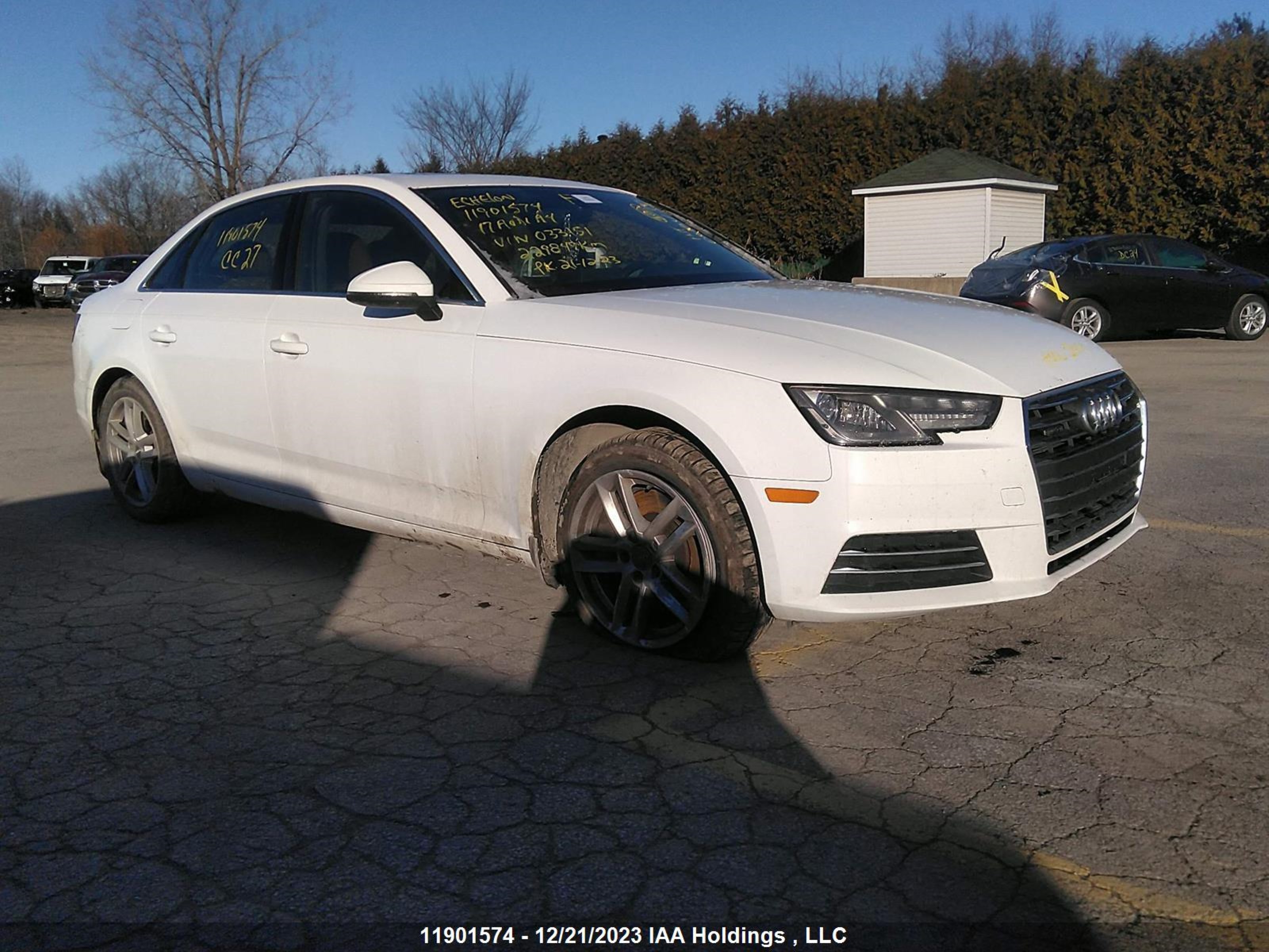 AUDI A4 2017 wauanaf46hn033151