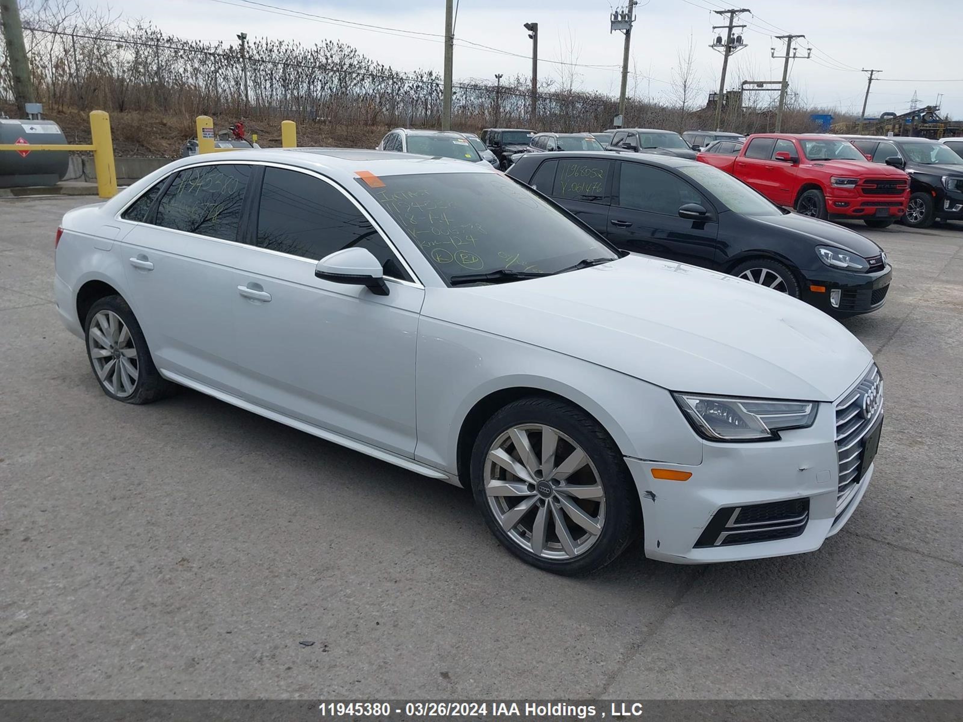 AUDI A4 2018 wauanaf47ja006778