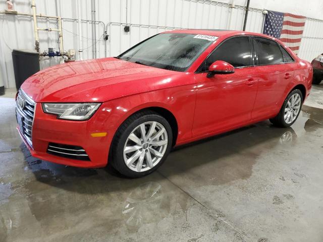 AUDI A4 2017 wauanaf48hn014696