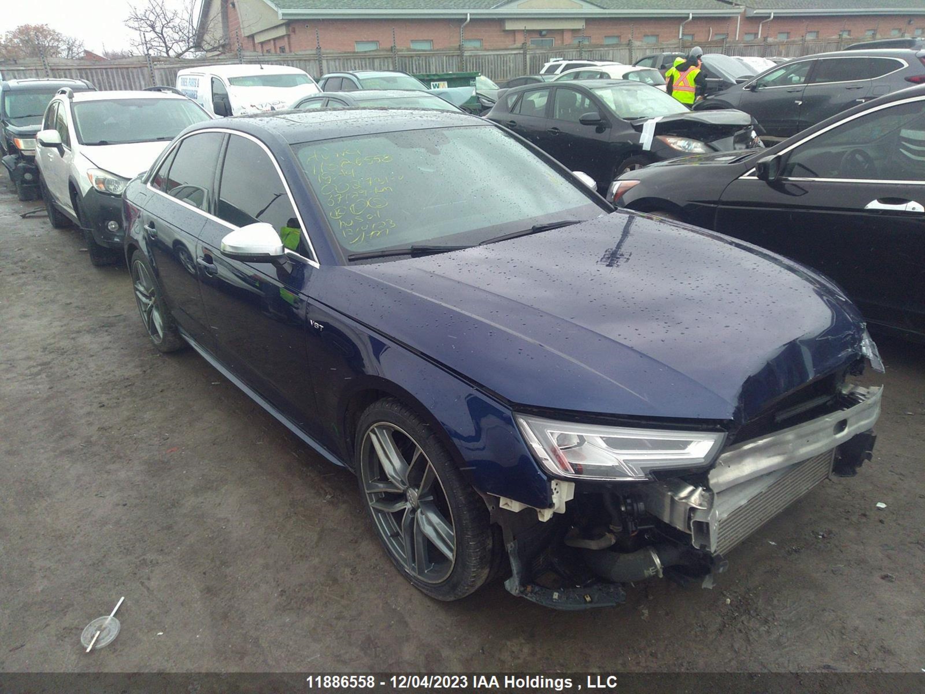 AUDI S4 2018 waub4af46ja002731