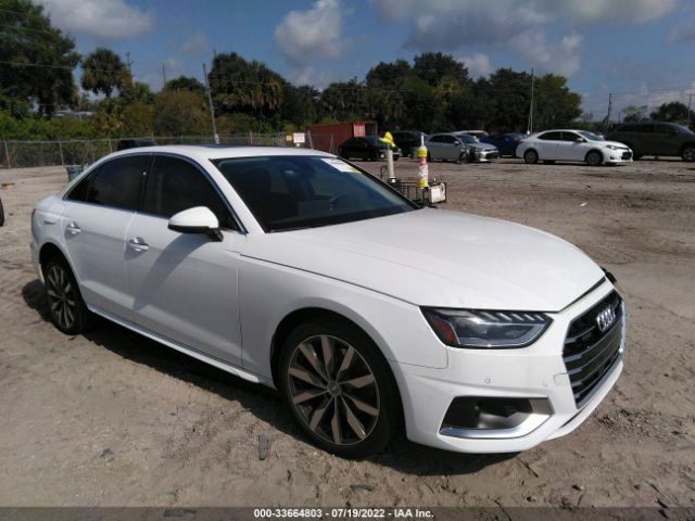 AUDI A4 SEDAN 2021 waubbaf40ma016733