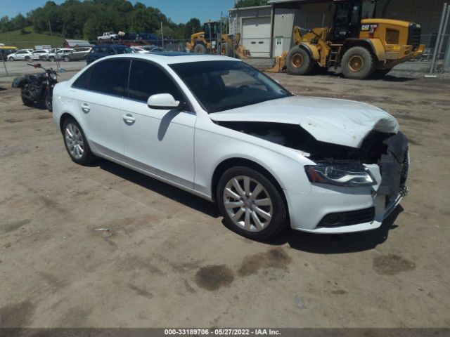 AUDI A4 2012 waubfafl0cn013530