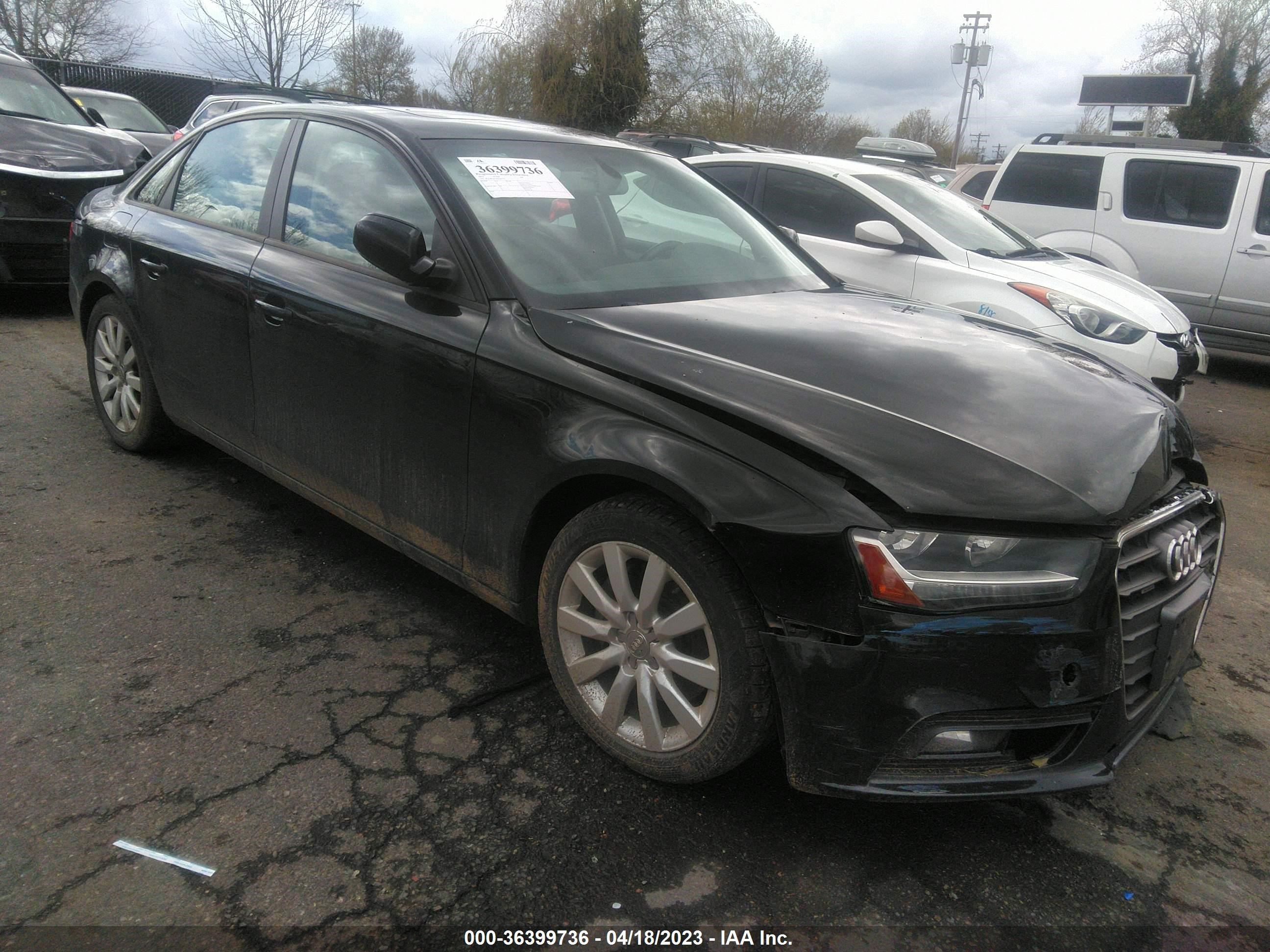 AUDI A4 2013 waubfafl0dn045797