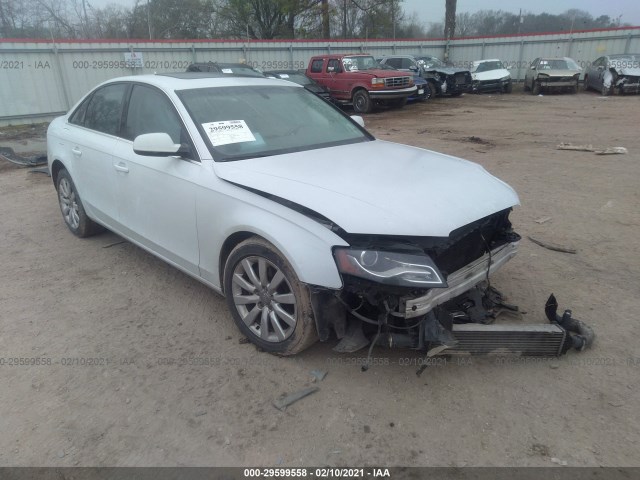 AUDI A4 2012 waubfafl1ca117578