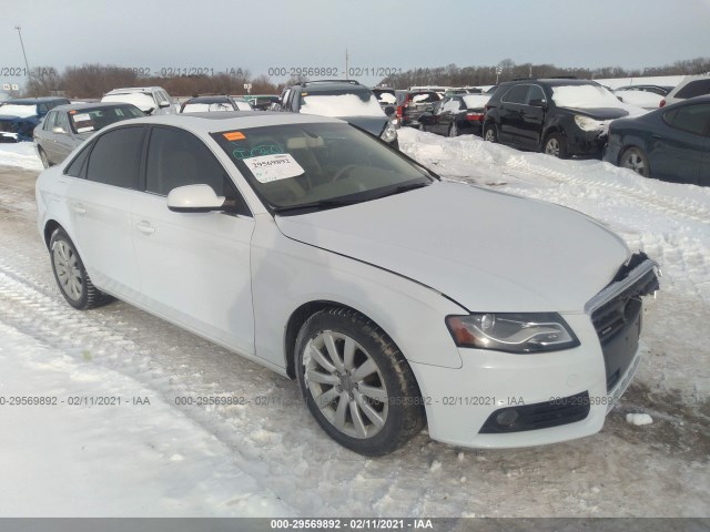 AUDI A4 2012 waubfafl4ca057246