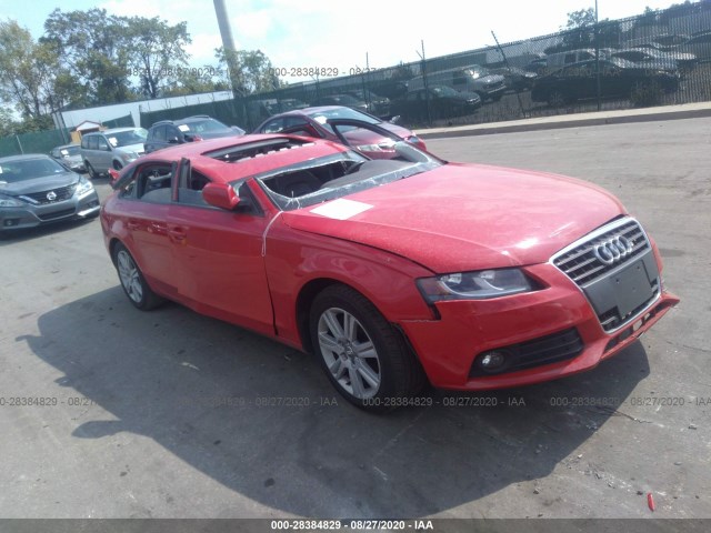 AUDI A4 2010 waubfafl6an011777