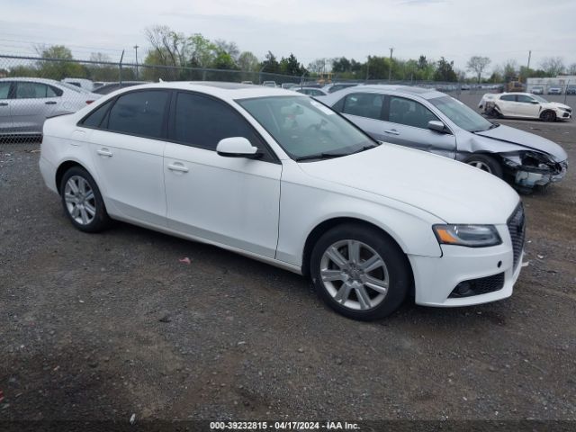 AUDI A4 2010 waubfafl6an033813