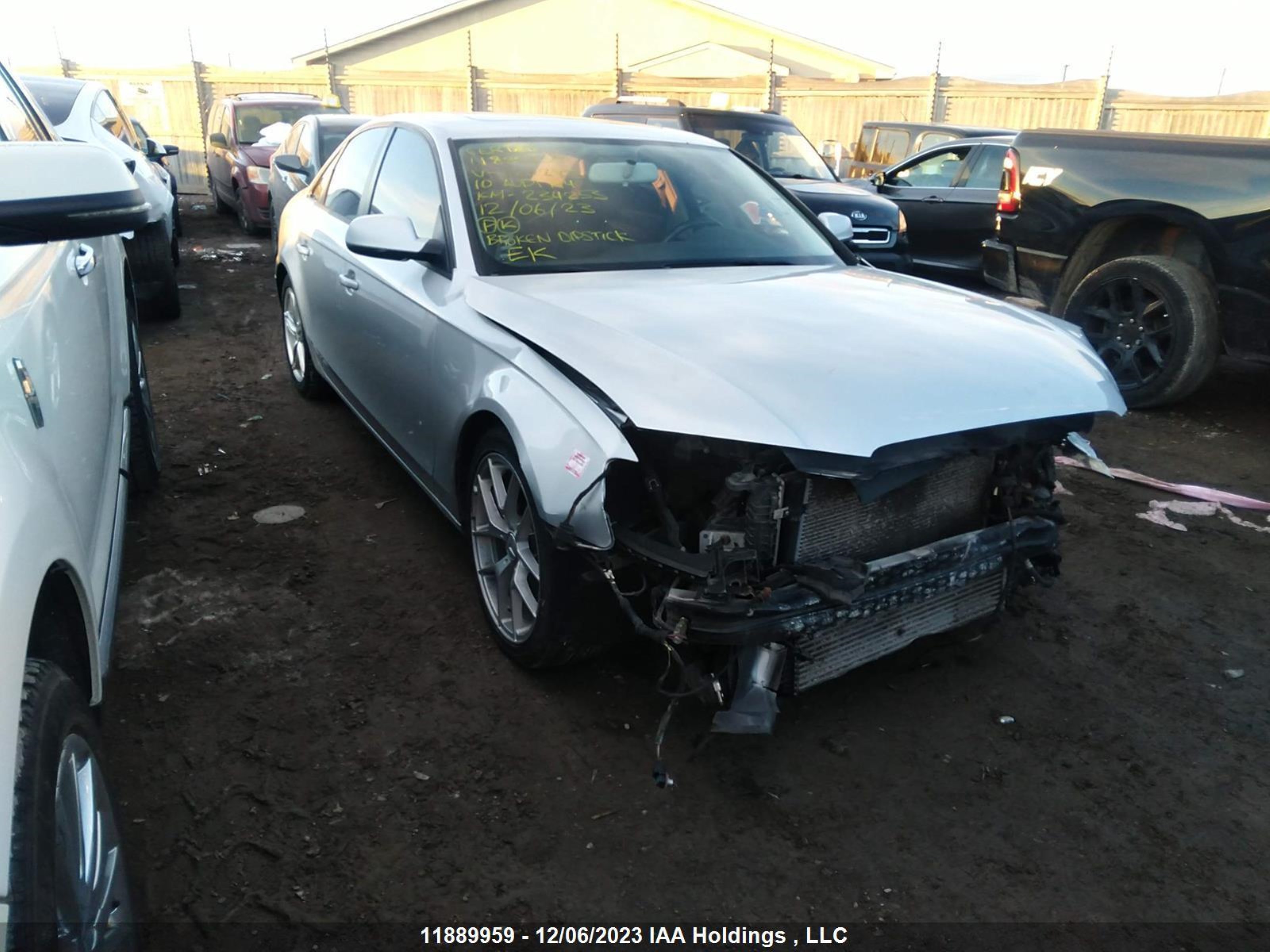 AUDI A4 2010 waubfafl9an065283