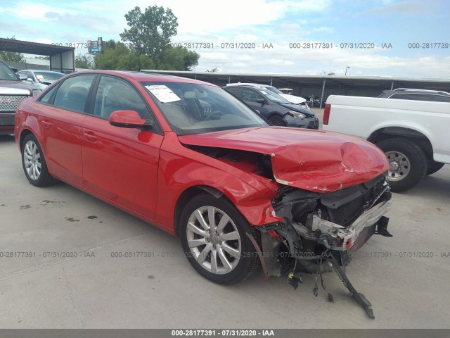 AUDI A4 2012 waubfafl9cn011436