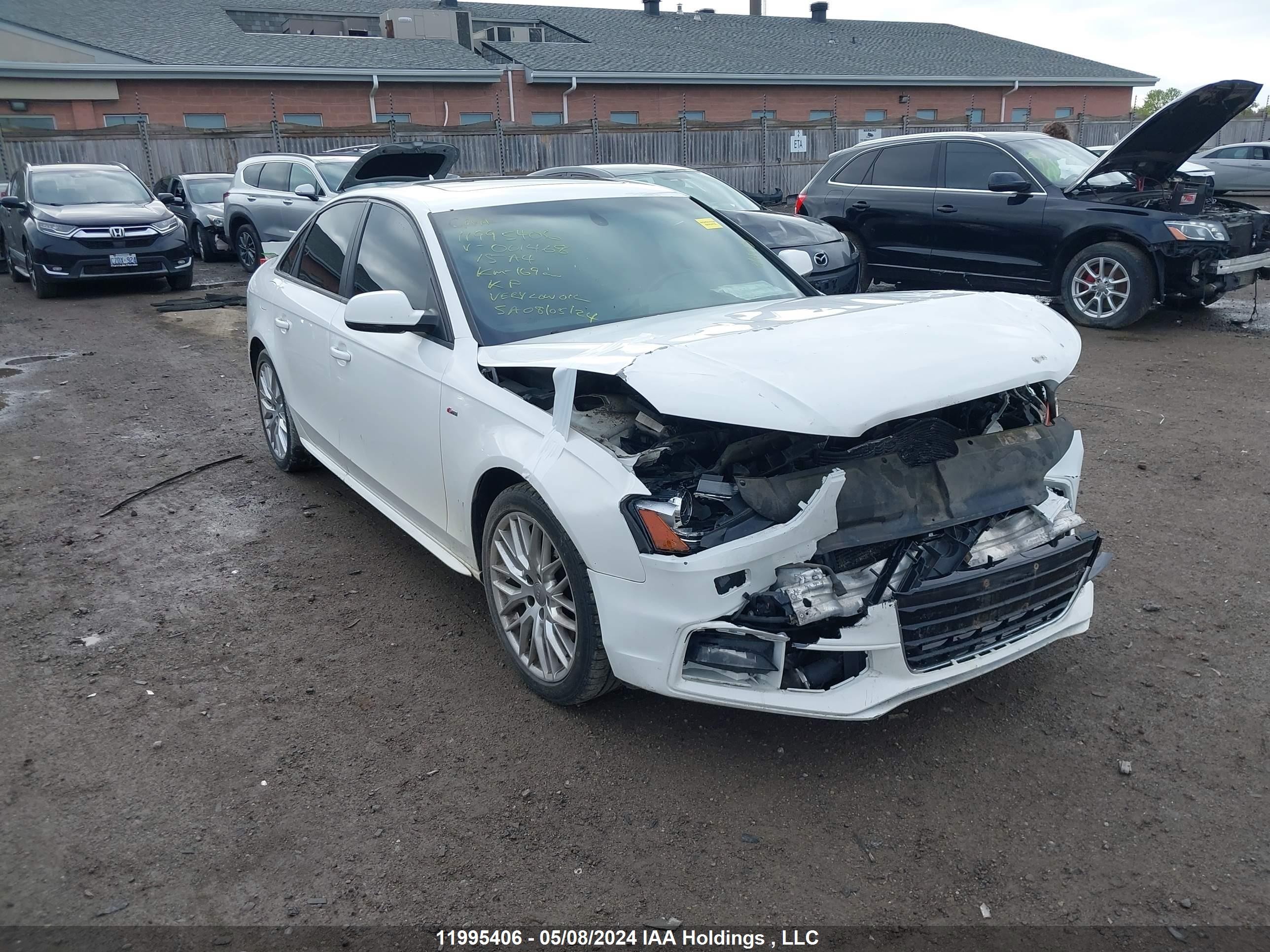 AUDI A4 2015 waubfcfl5fn001468