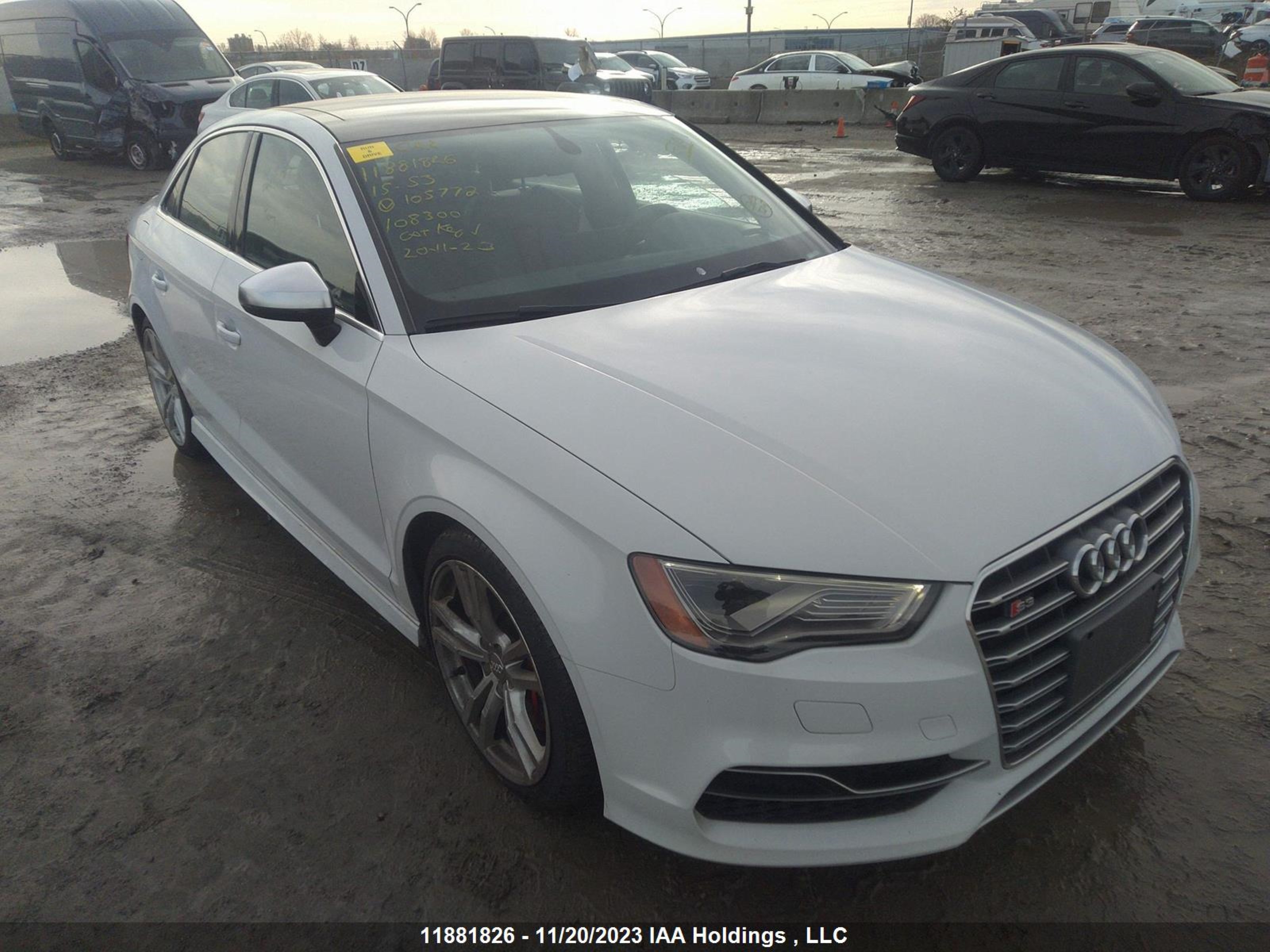 AUDI S3 2015 waubfrff3f1057722