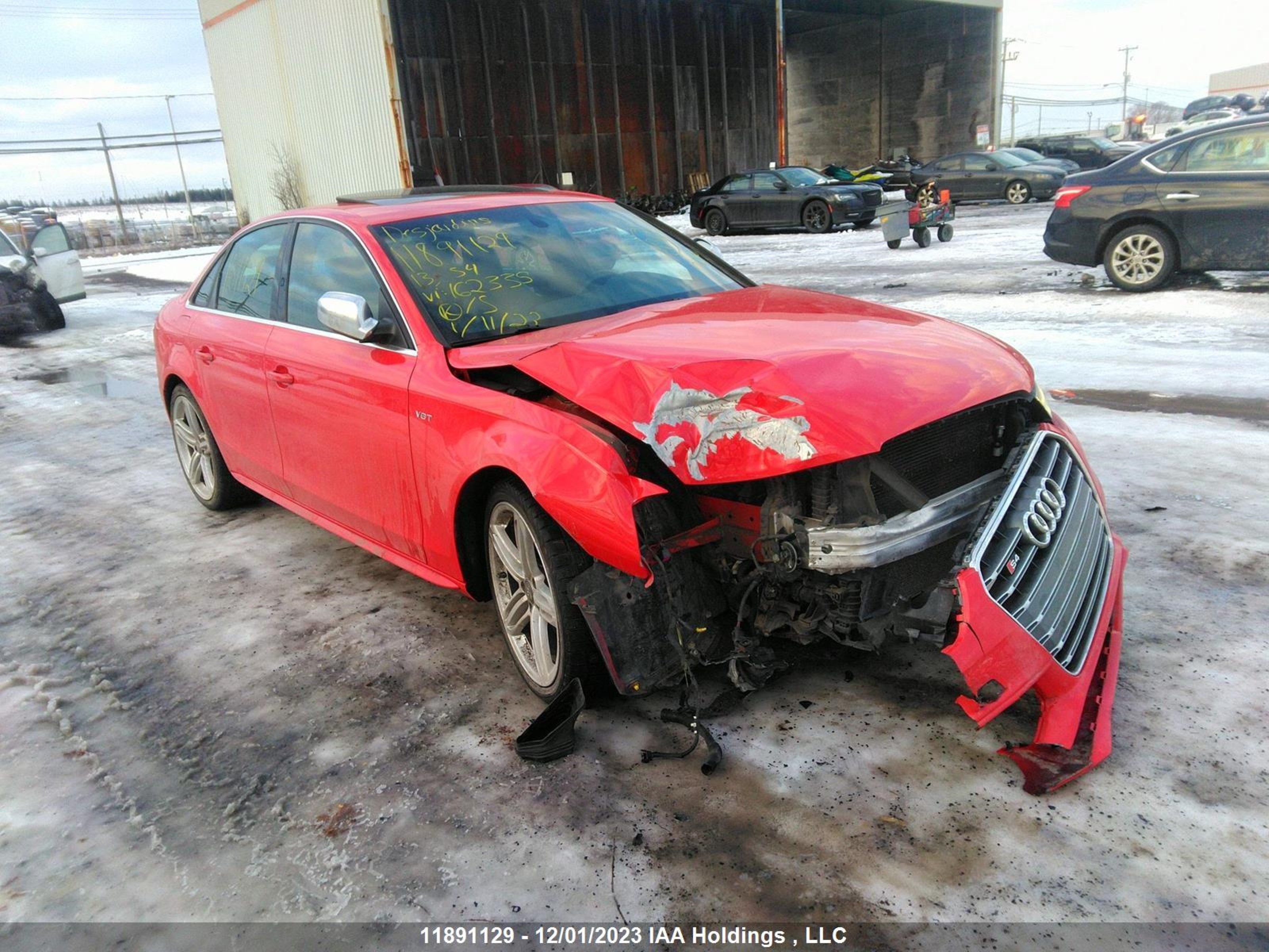 AUDI S4 2013 waubgcflxda162335