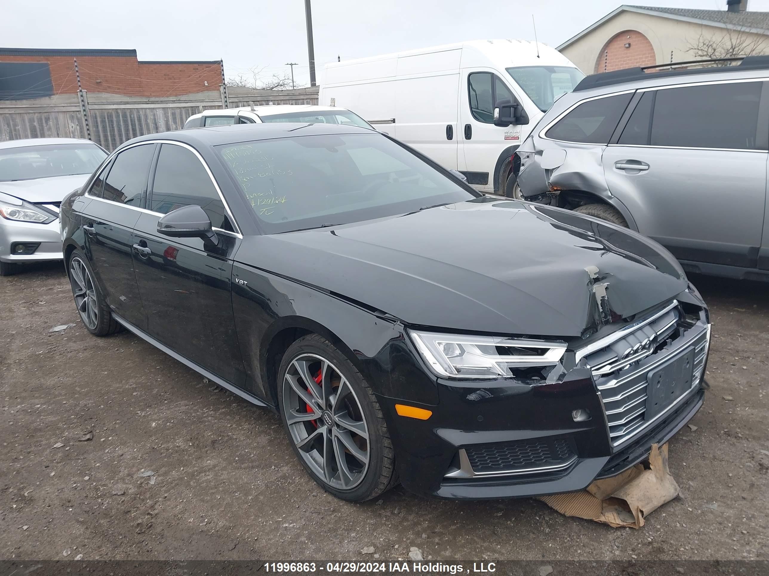 AUDI S4 2018 wauc4af44ja205315