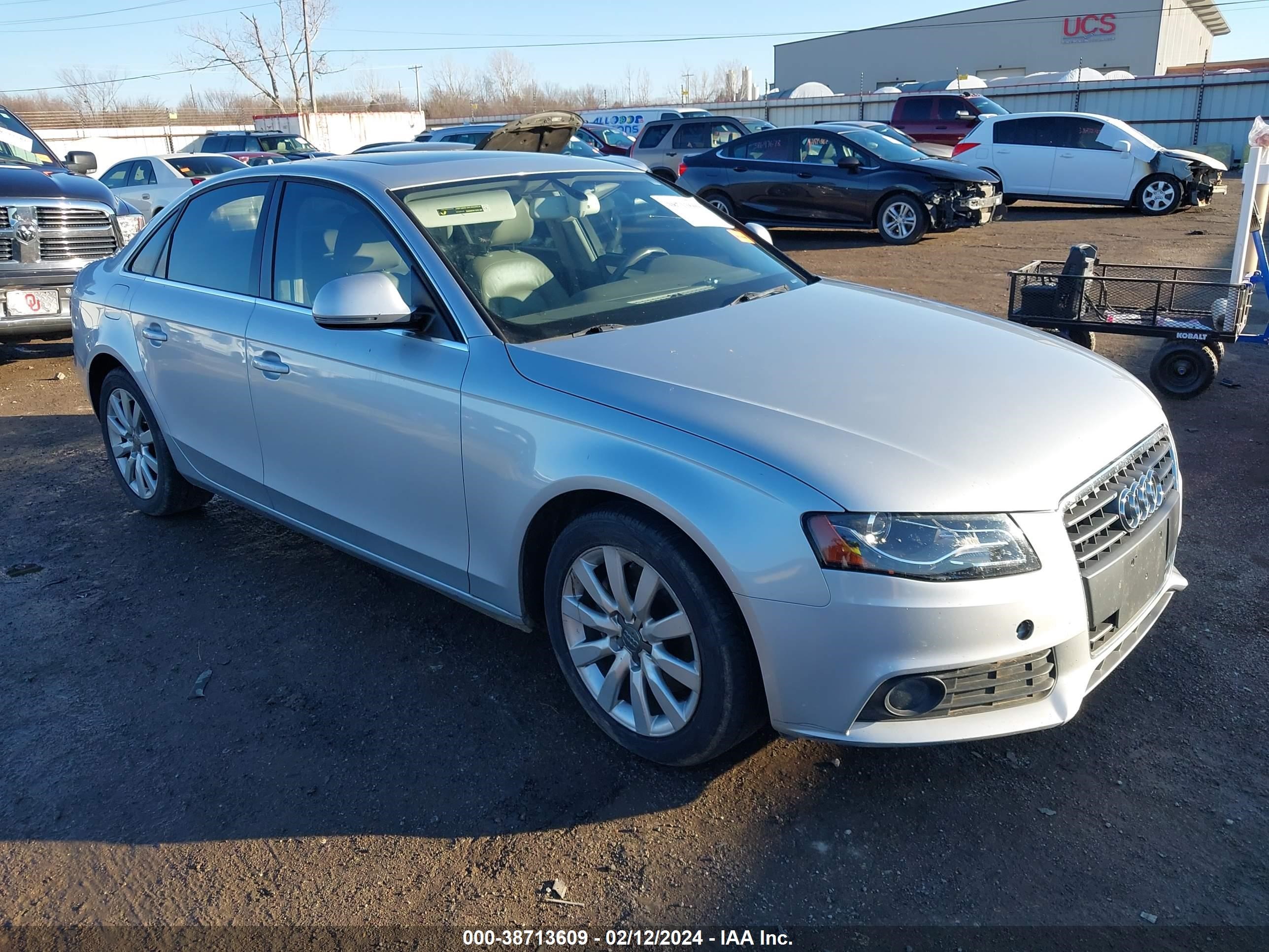 AUDI A4 2009 waucf78k59n050867