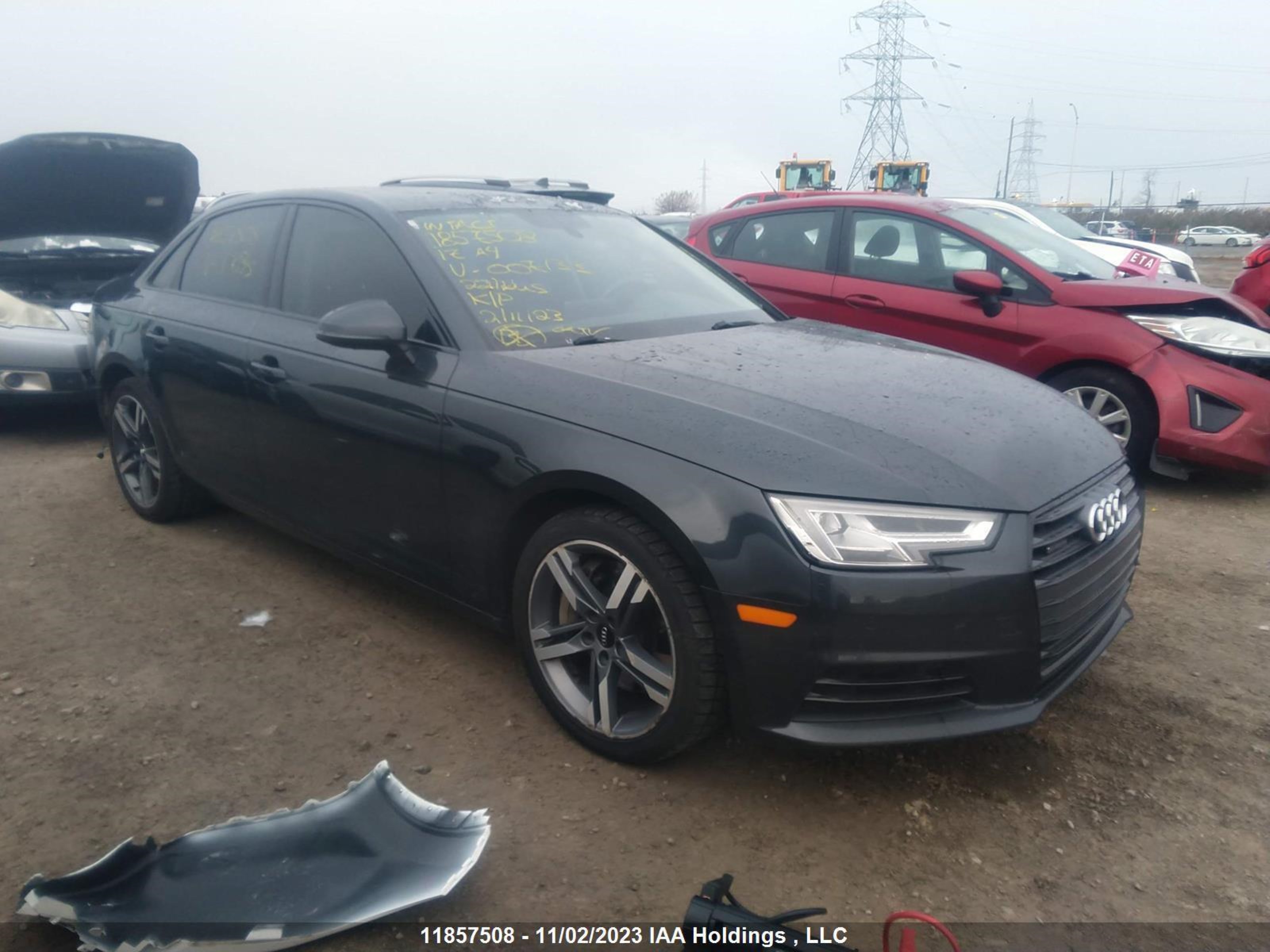 AUDI A4 2017 waucnaf45hn007133