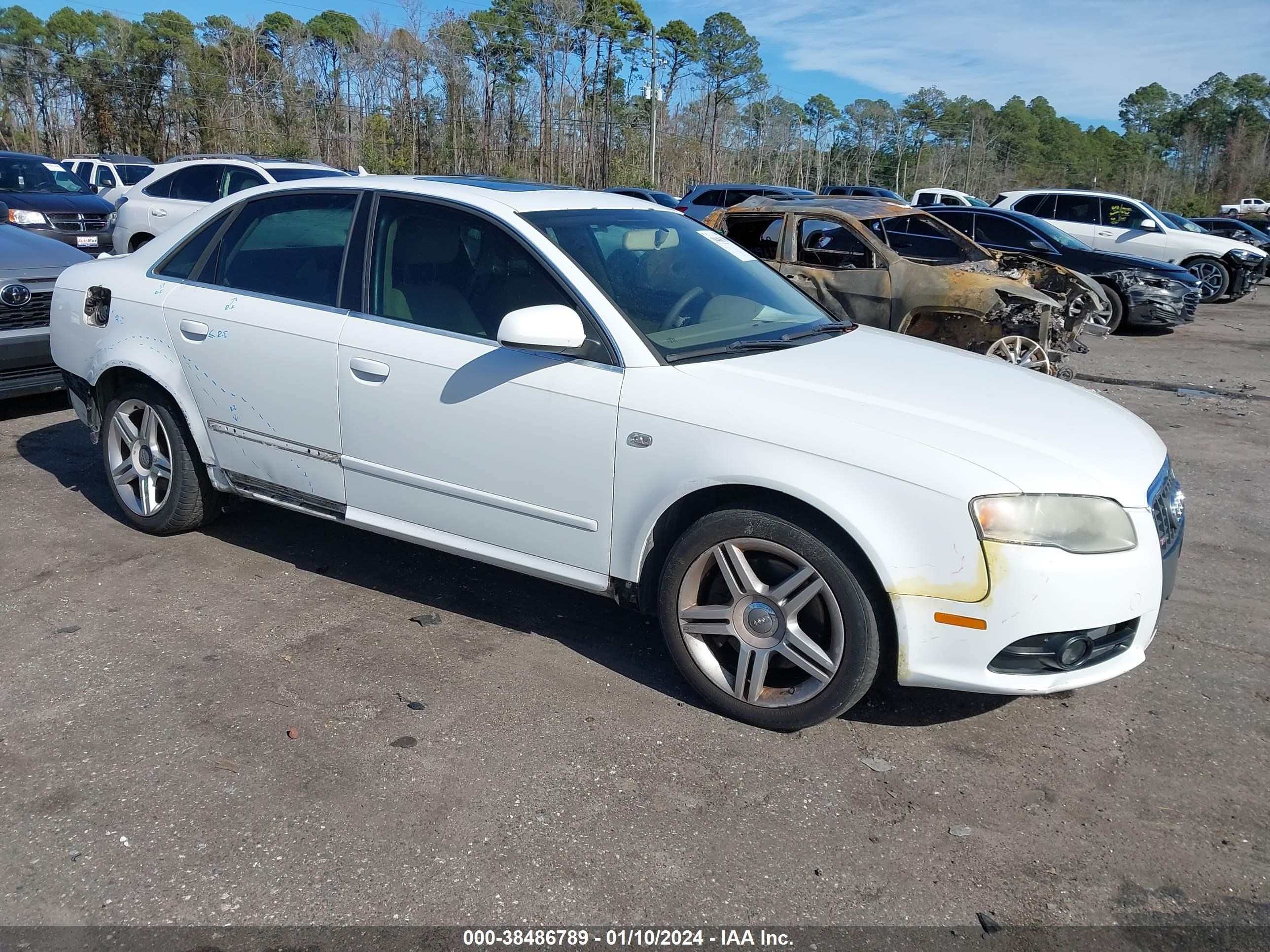 AUDI A4 2008 waudf78e28a011836