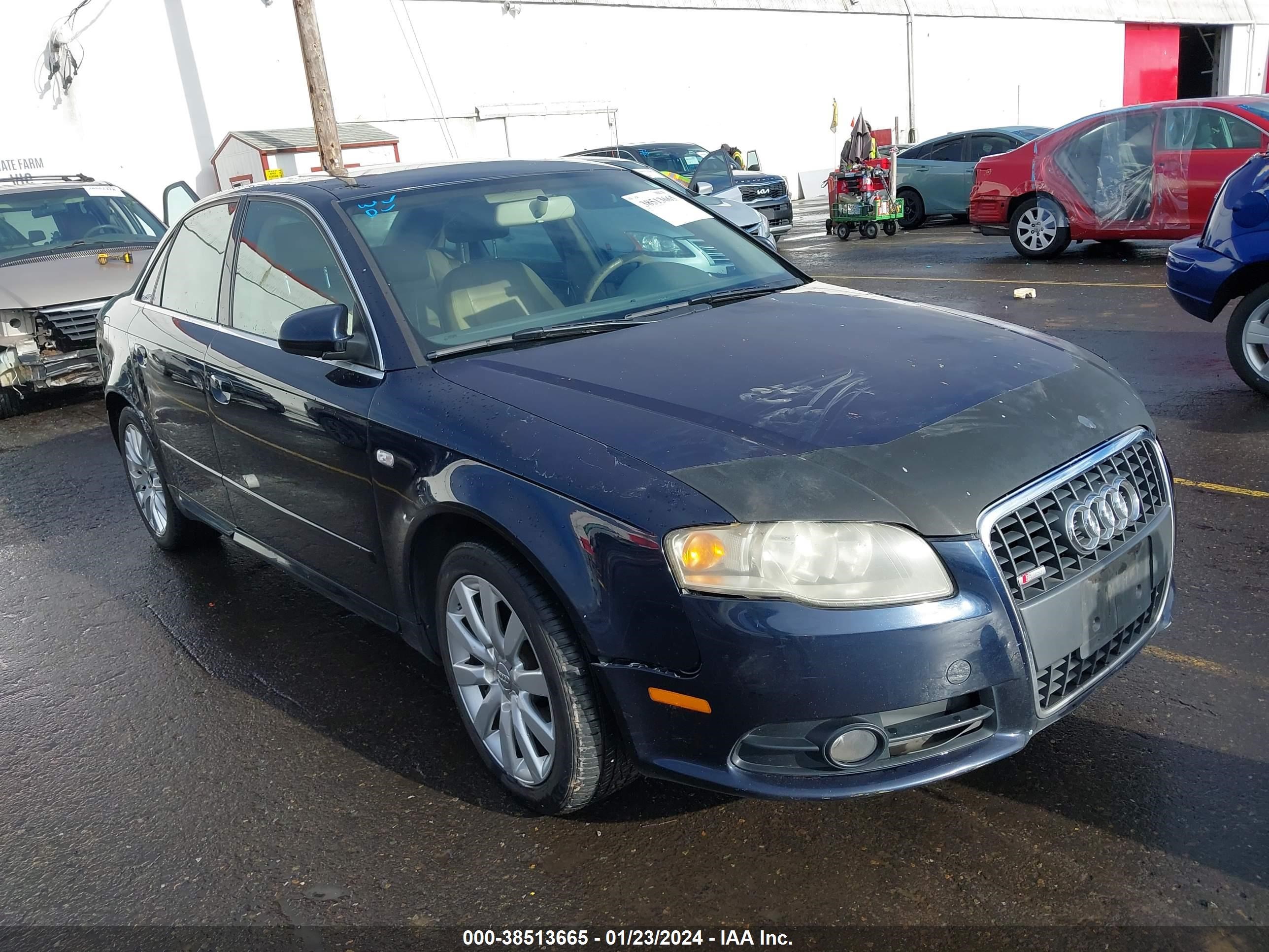 AUDI A4 2008 waudf78e98a143685