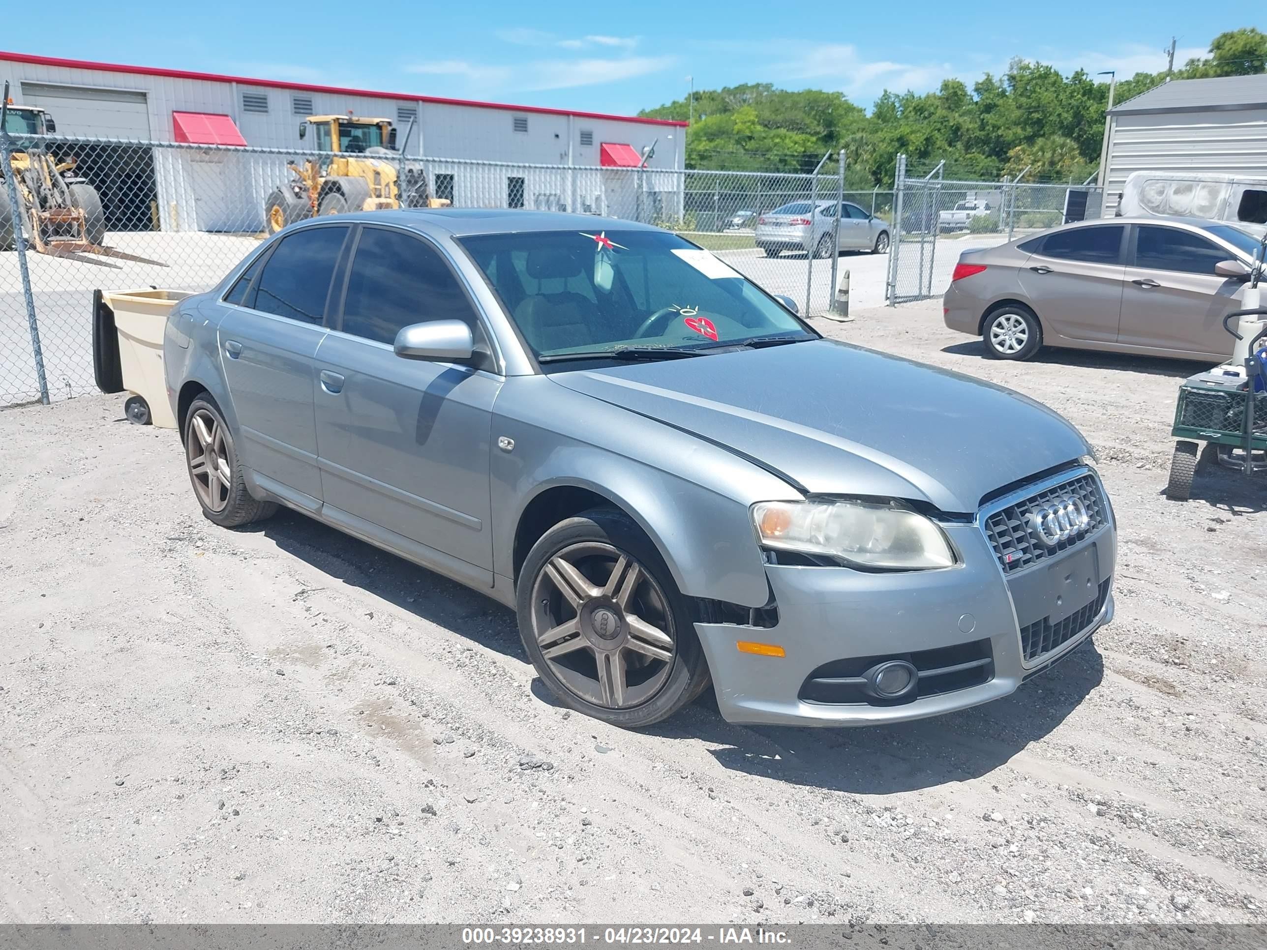 AUDI A4 2008 waudf78ex8a082203