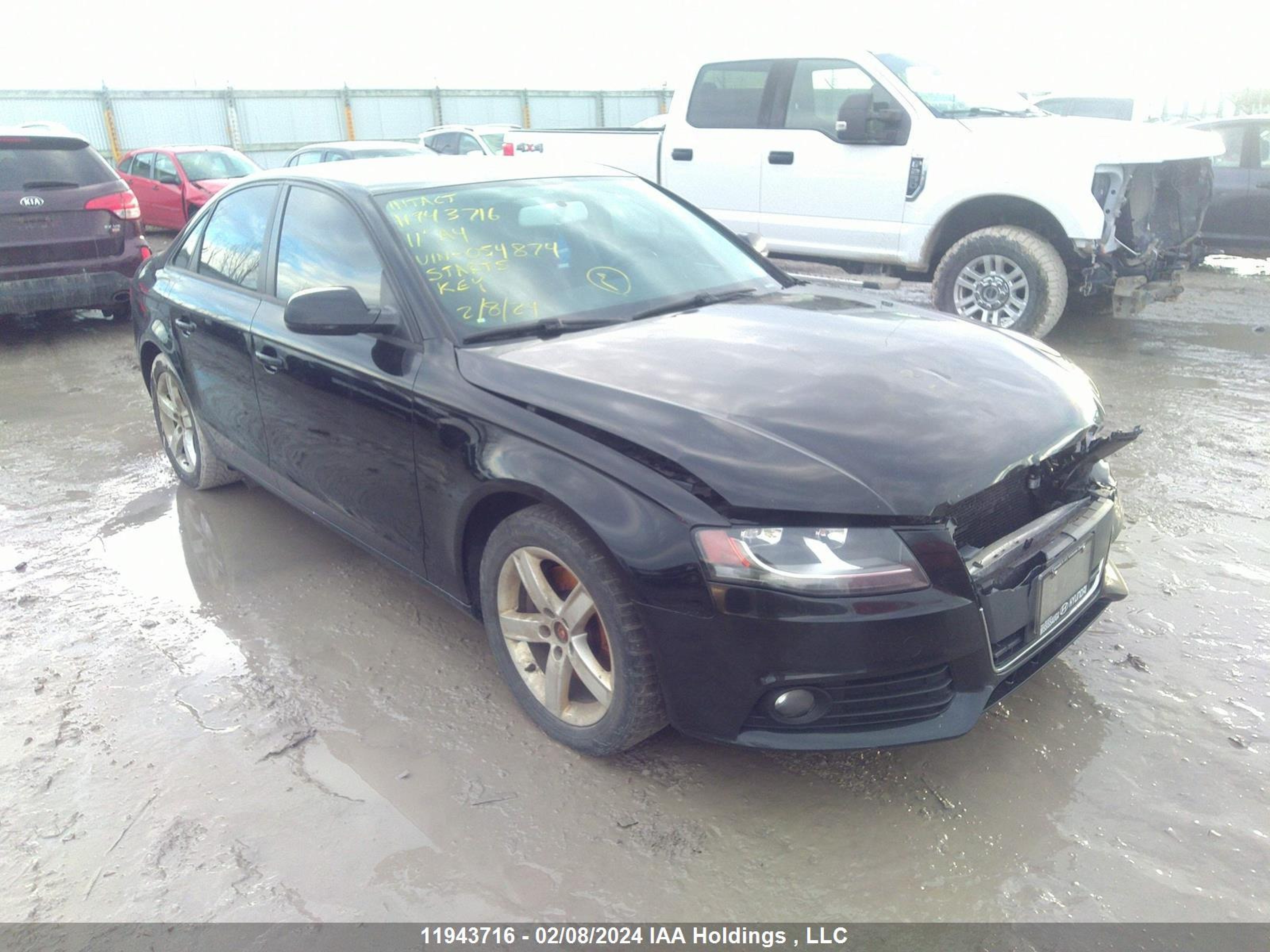 AUDI A4 2011 waudfcfl2bn054874