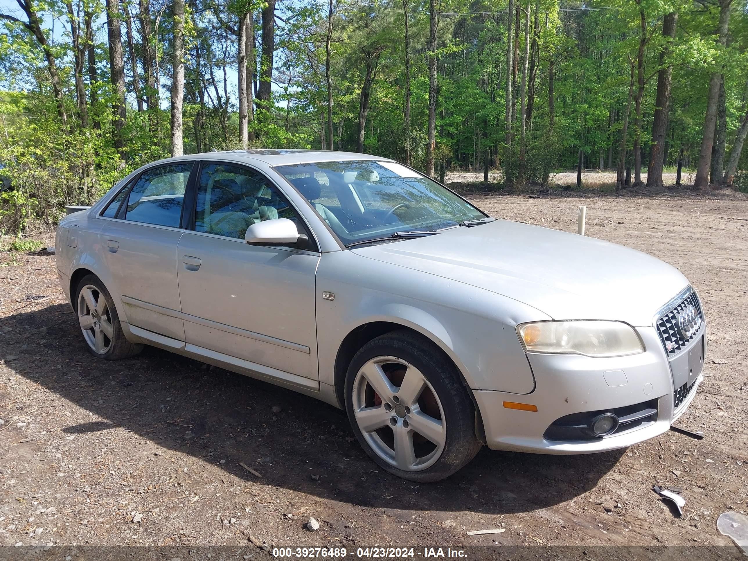 AUDI A4 2008 waudh78e18a097635