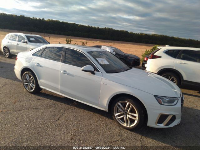 AUDI A4 SEDAN 2021 waueaaf41ma071384