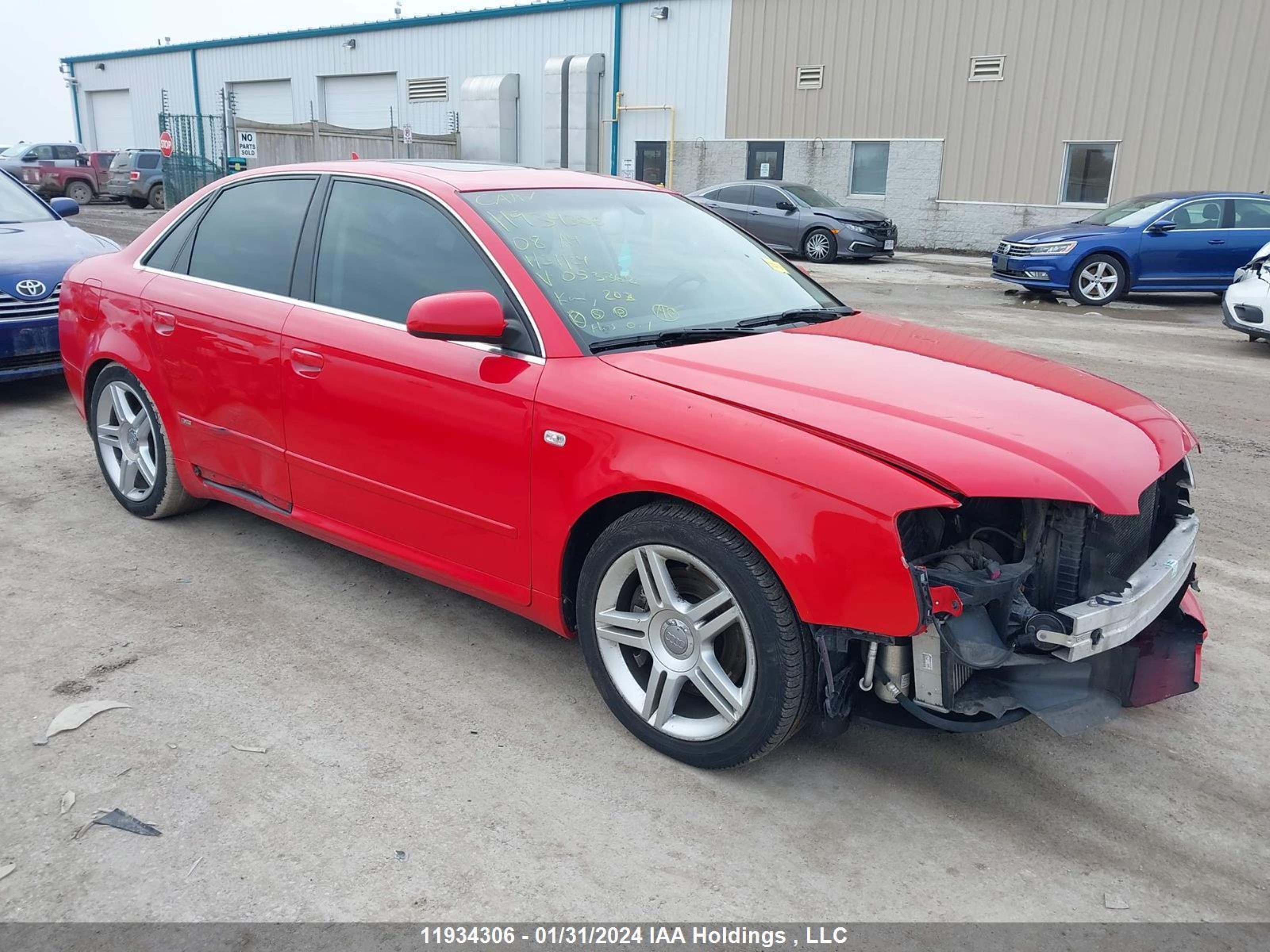 AUDI A4 2008 wauef68e88a053362