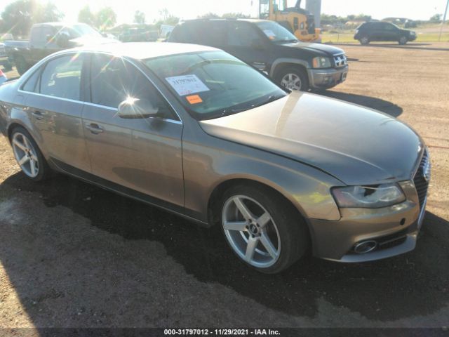 AUDI A4 2010 wauefafl0an051057