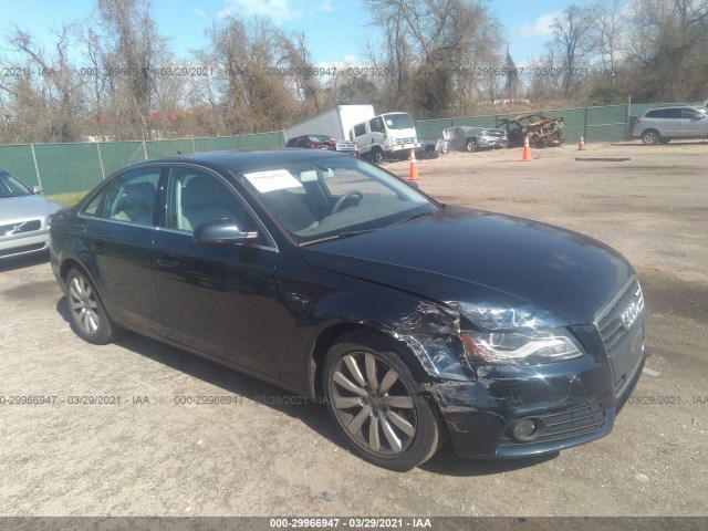 AUDI A4 2010 wauefafl4an061042