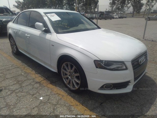 AUDI A4 2012 wauefafl4ca118589