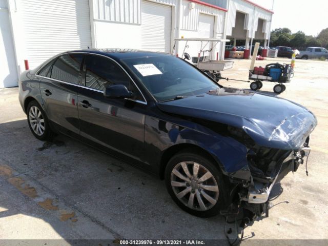 AUDI A4 2011 wauefafl5bn040296