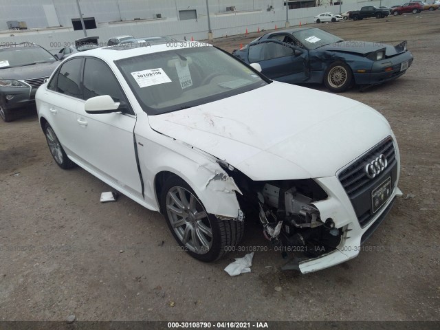 AUDI A4 2012 wauefafl6ca119369