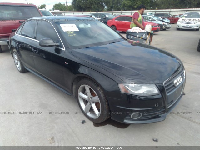 AUDI A4 2012 wauefafl6cn010550