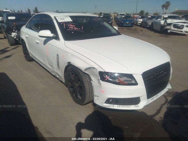 AUDI A4 2011 wauefafl7bn028215