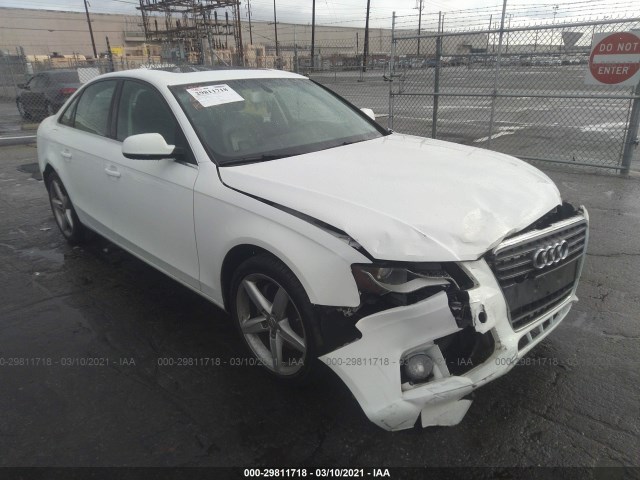 AUDI A4 2010 wauefafl9an064289