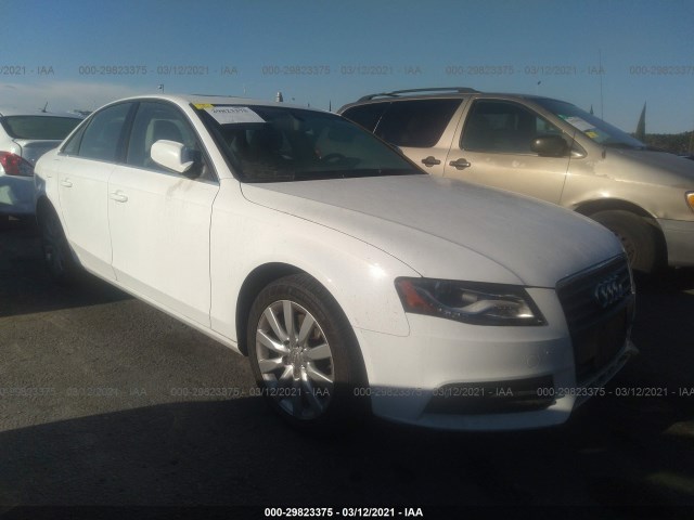 AUDI A4 2011 wauefafl9bn029382