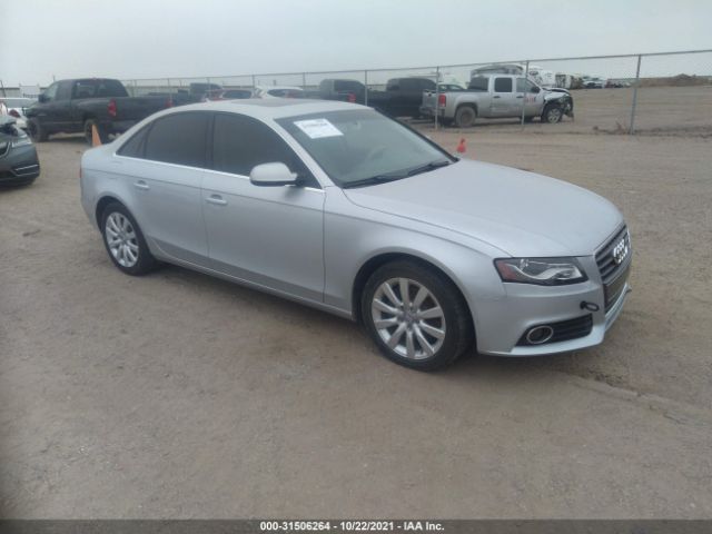 AUDI A4 2011 wauefafl9bn031455