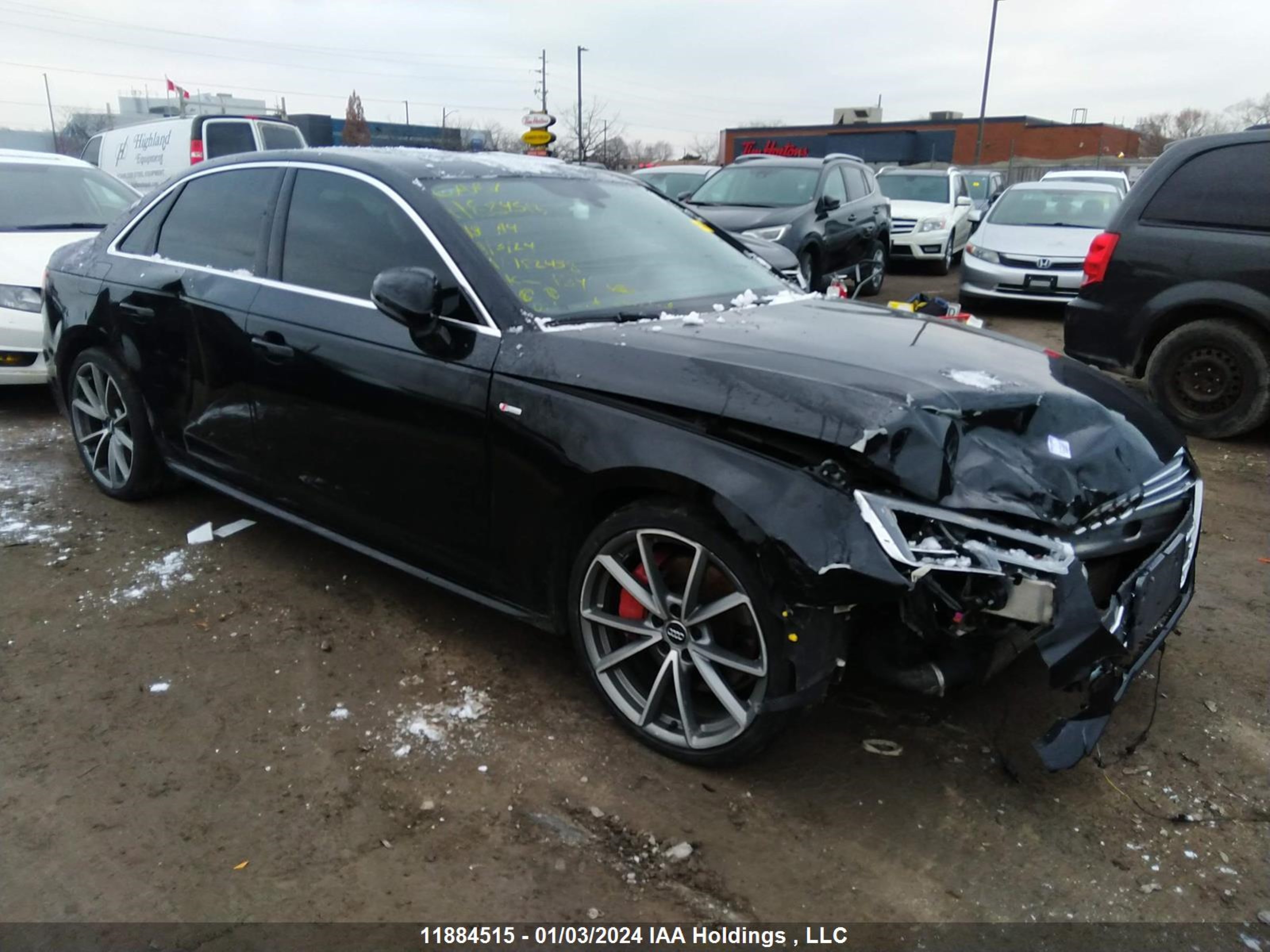 AUDI A4 2018 wauenaf40ja182458