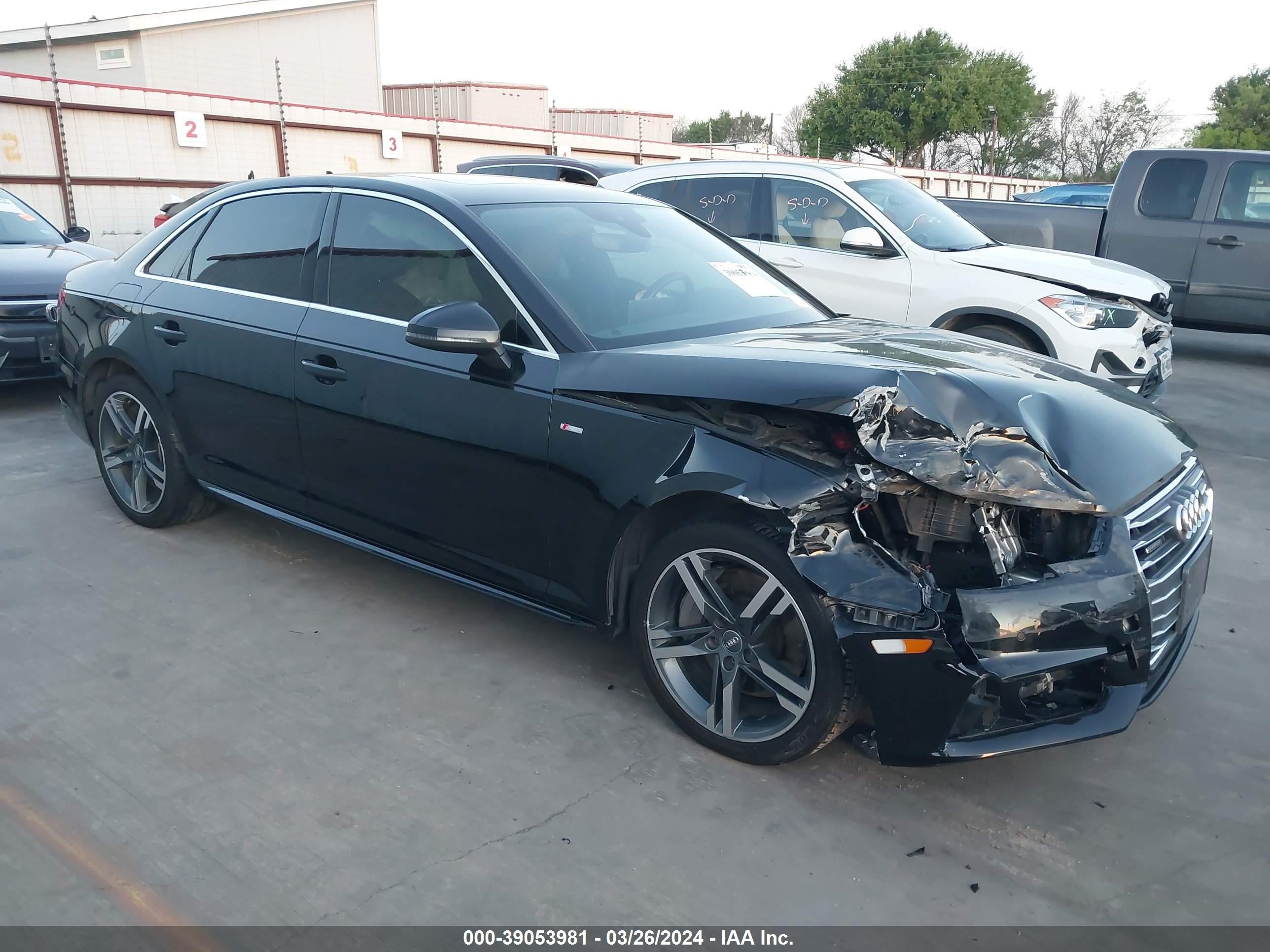 AUDI A4 2016 wauenaf41hn016694