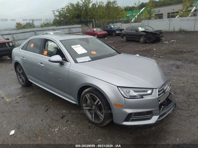 AUDI A4 2017 wauenaf41hn035956