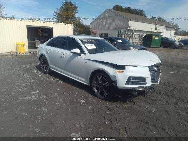 AUDI A4 2018 wauenaf41jn017222