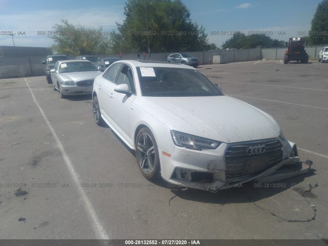 AUDI A4 2017 wauenaf42hn020060