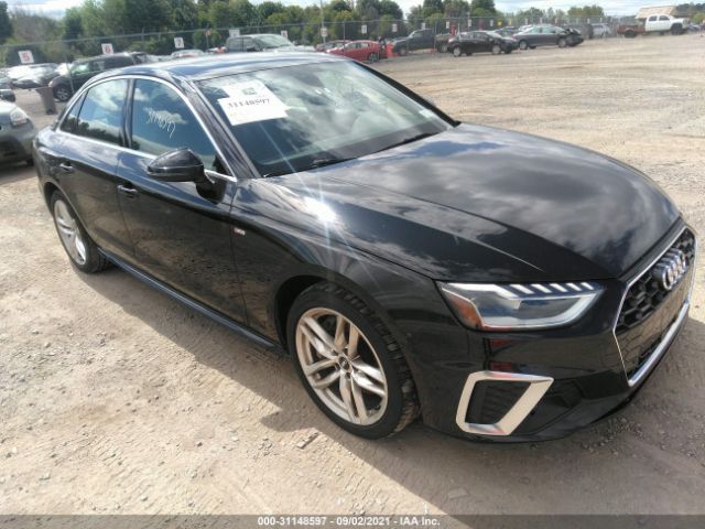 AUDI A4 2020 wauenaf42la039630