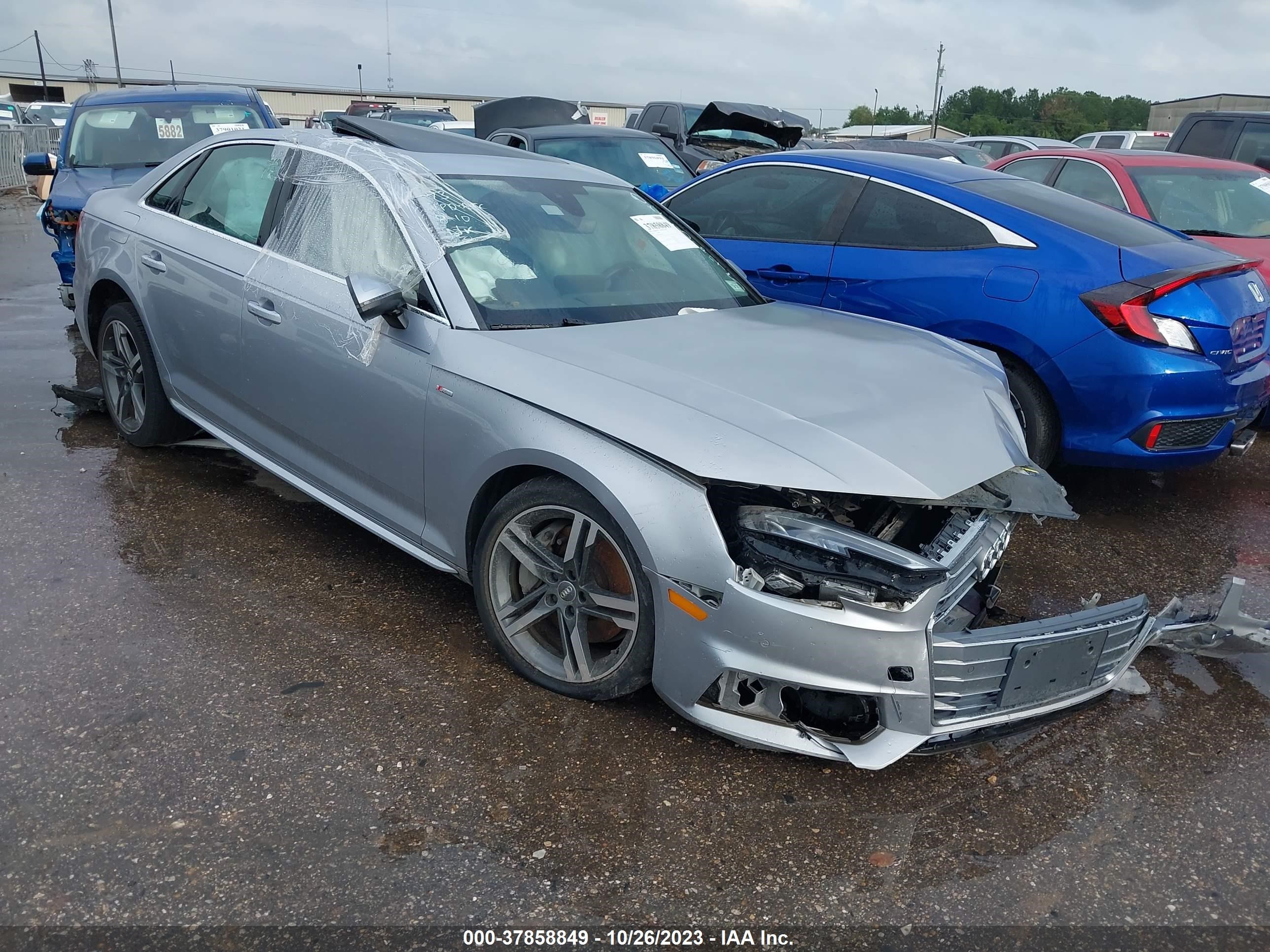 AUDI A4 2018 wauenaf43ja078675