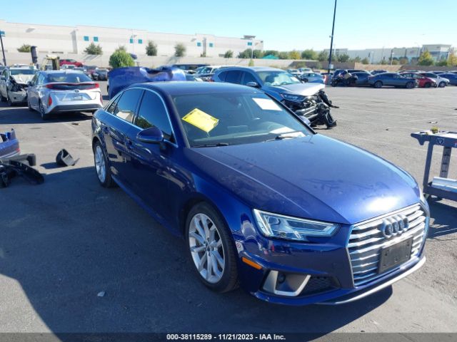 AUDI A4 2019 wauenaf43kn017126