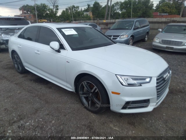 AUDI A4 2017 wauenaf44hn017113