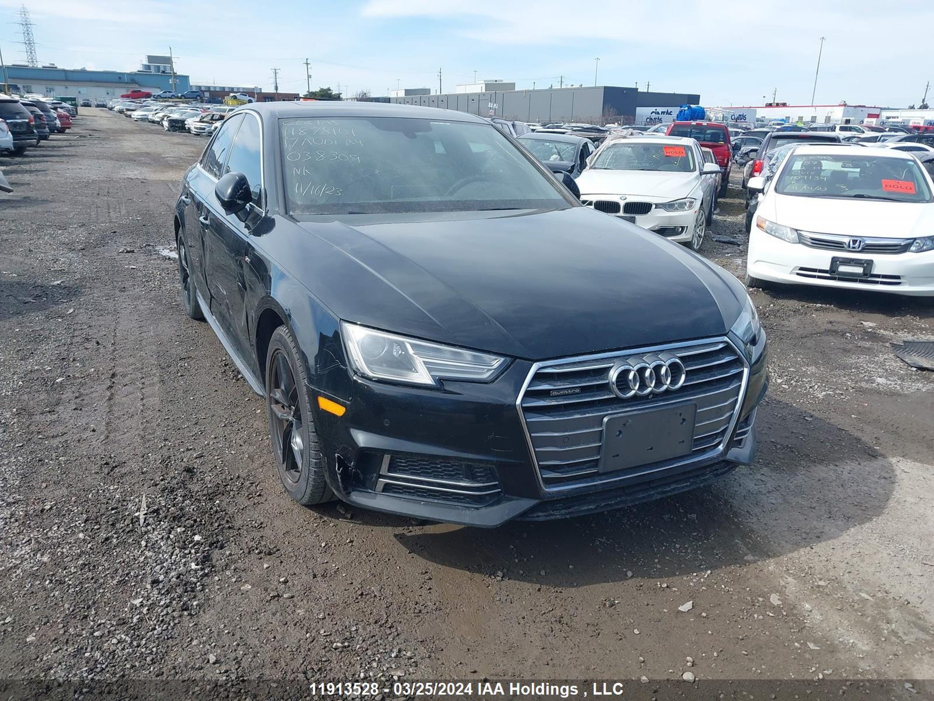 AUDI A4 2017 wauenaf45hn038309