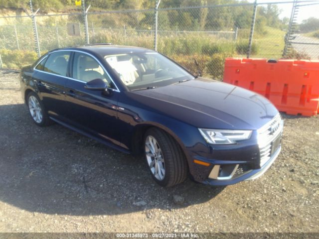 AUDI A4 2019 wauenaf45ka016521