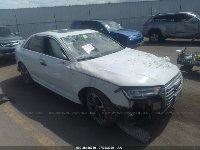 AUDI A4 2018 wauenaf46jn018236