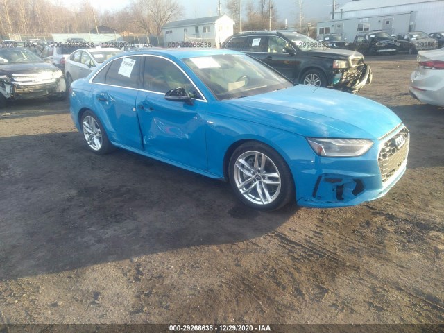 AUDI A4 2020 wauenaf46ln012245