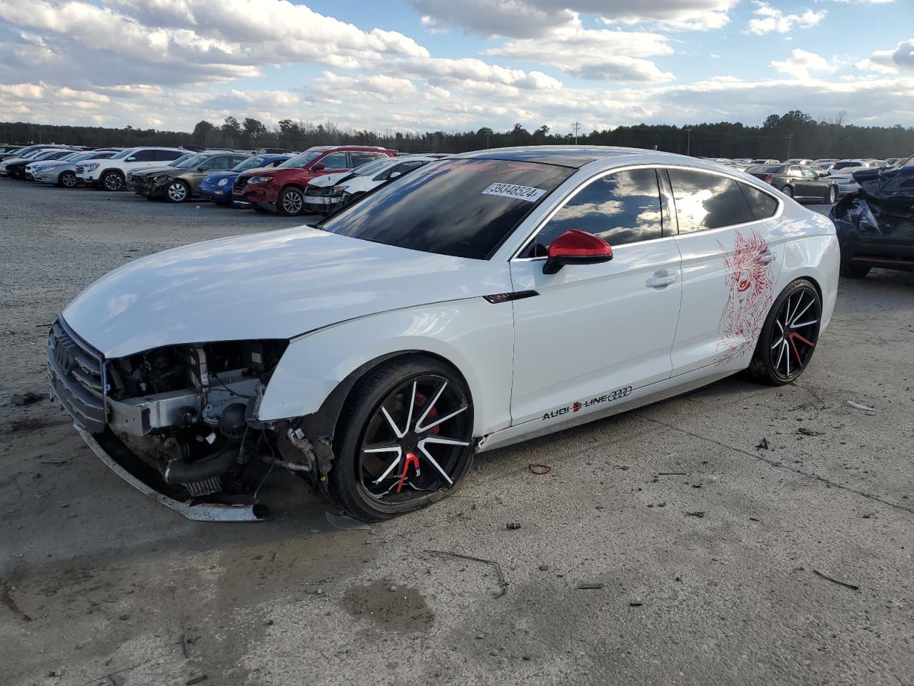 AUDI A5 2018 wauencf55ja019311